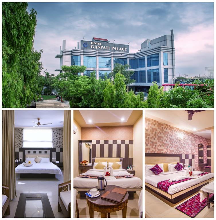 Hotel Ganpati Palace Mathura Bagian luar foto